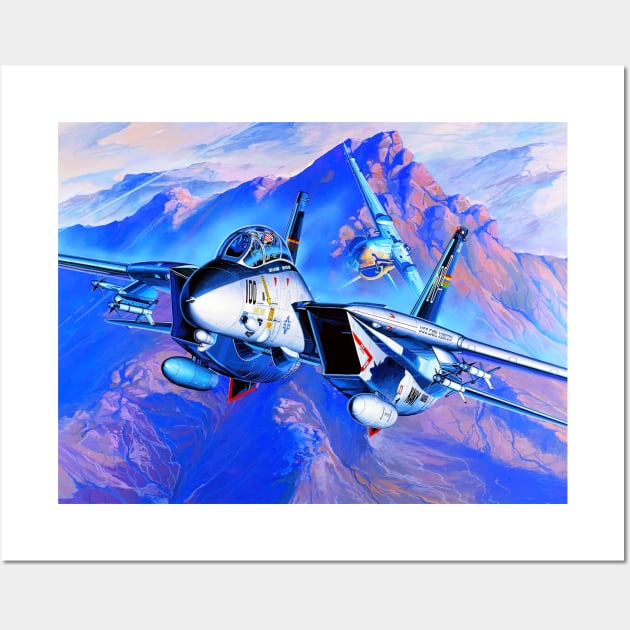 F-14 Tomcat Wall Art by Aircraft.Lover